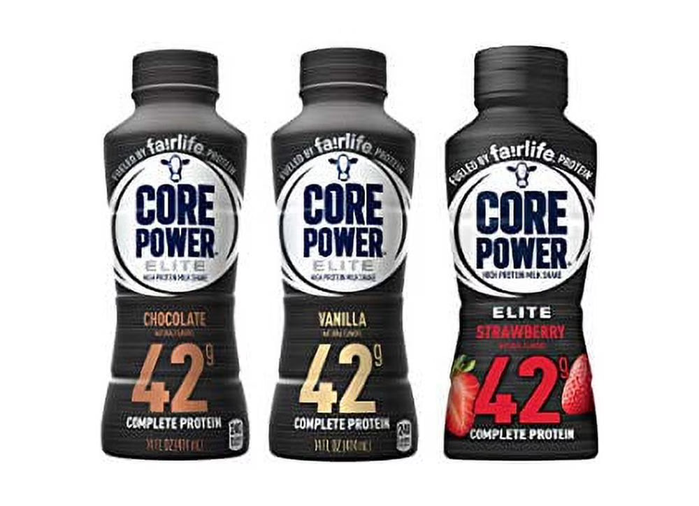 Core Power Elite High Protein Shake | 42g Protein | 14oz | 12 Pack