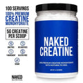 NAKED Creatine Pure Micronized Creatine Monohydrate – 500g | NSF Certified, Vegan, Unflavored
