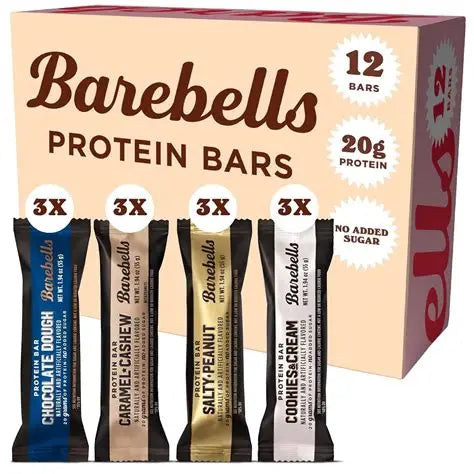 Barebells Classics Protein Bars Variety Pack | 12 Bars | 20g Protein | 4 Flavors