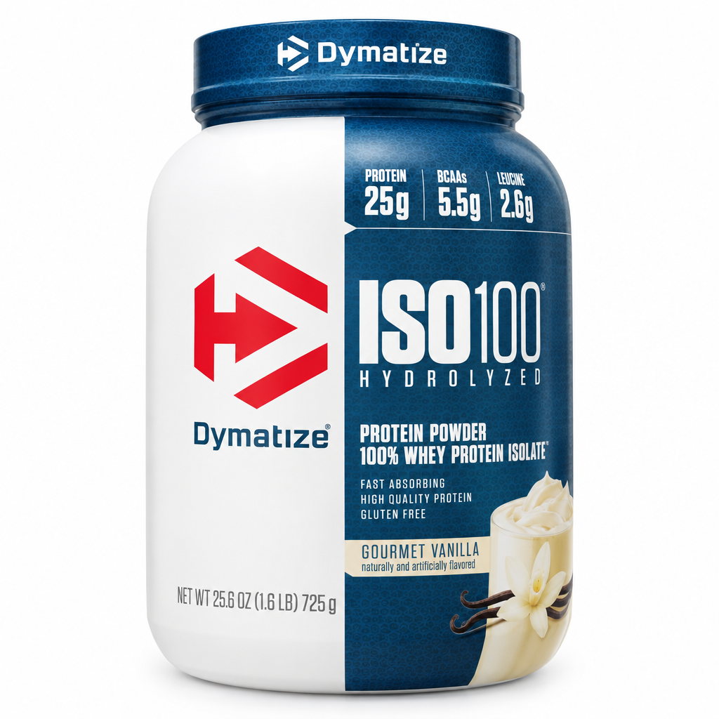 Dymatize ISO100 Hydrolyzed Whey Protein Isolate Gourmet Vanilla